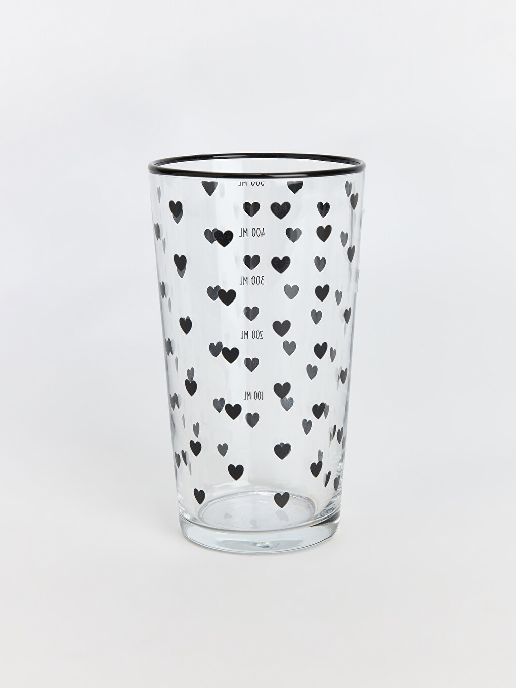 Heart Printed Glass 550 Ml-1