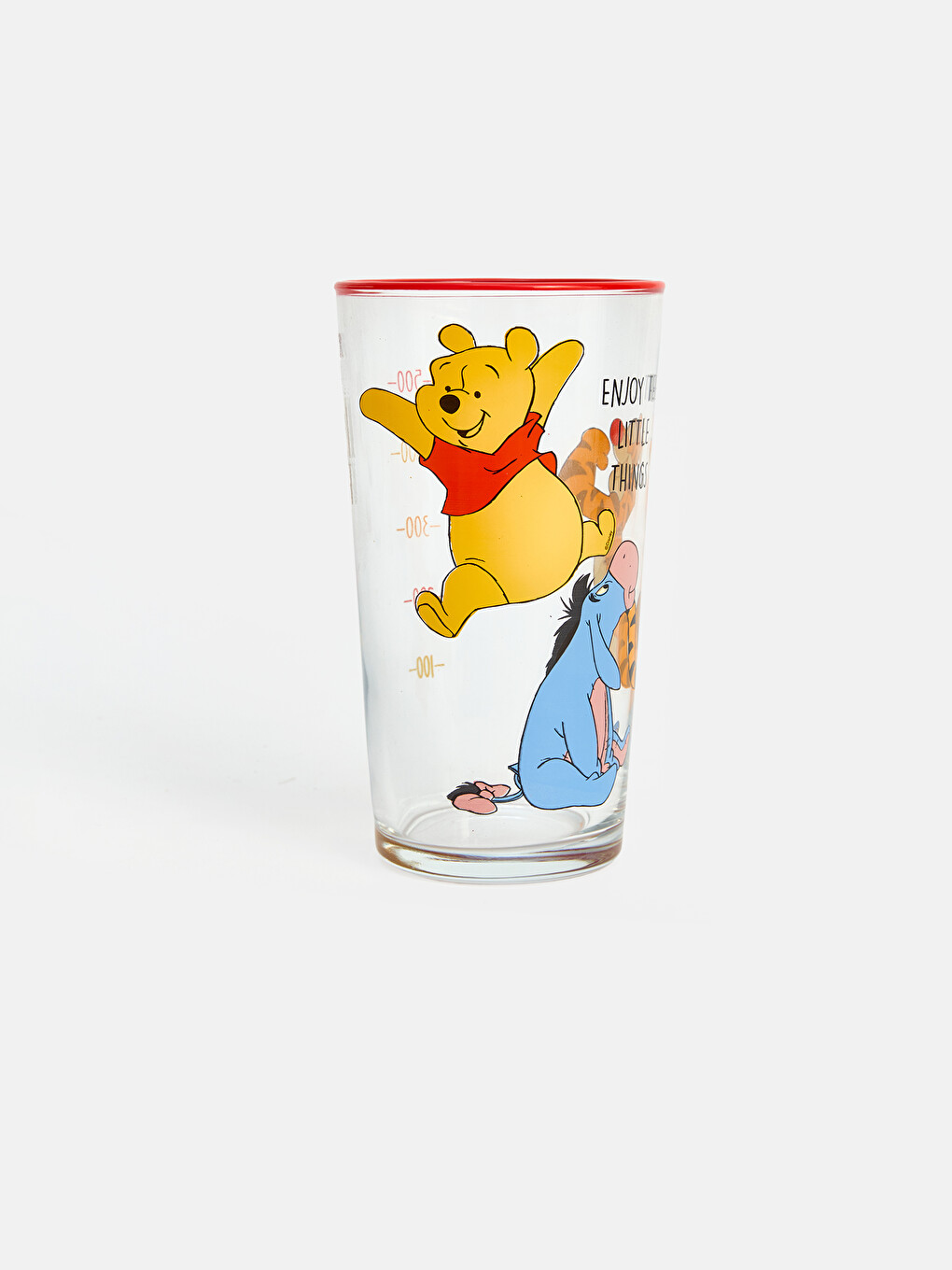 Karışık Winnie The Pooh Baskılı Cam Bardak 570 Ml-4