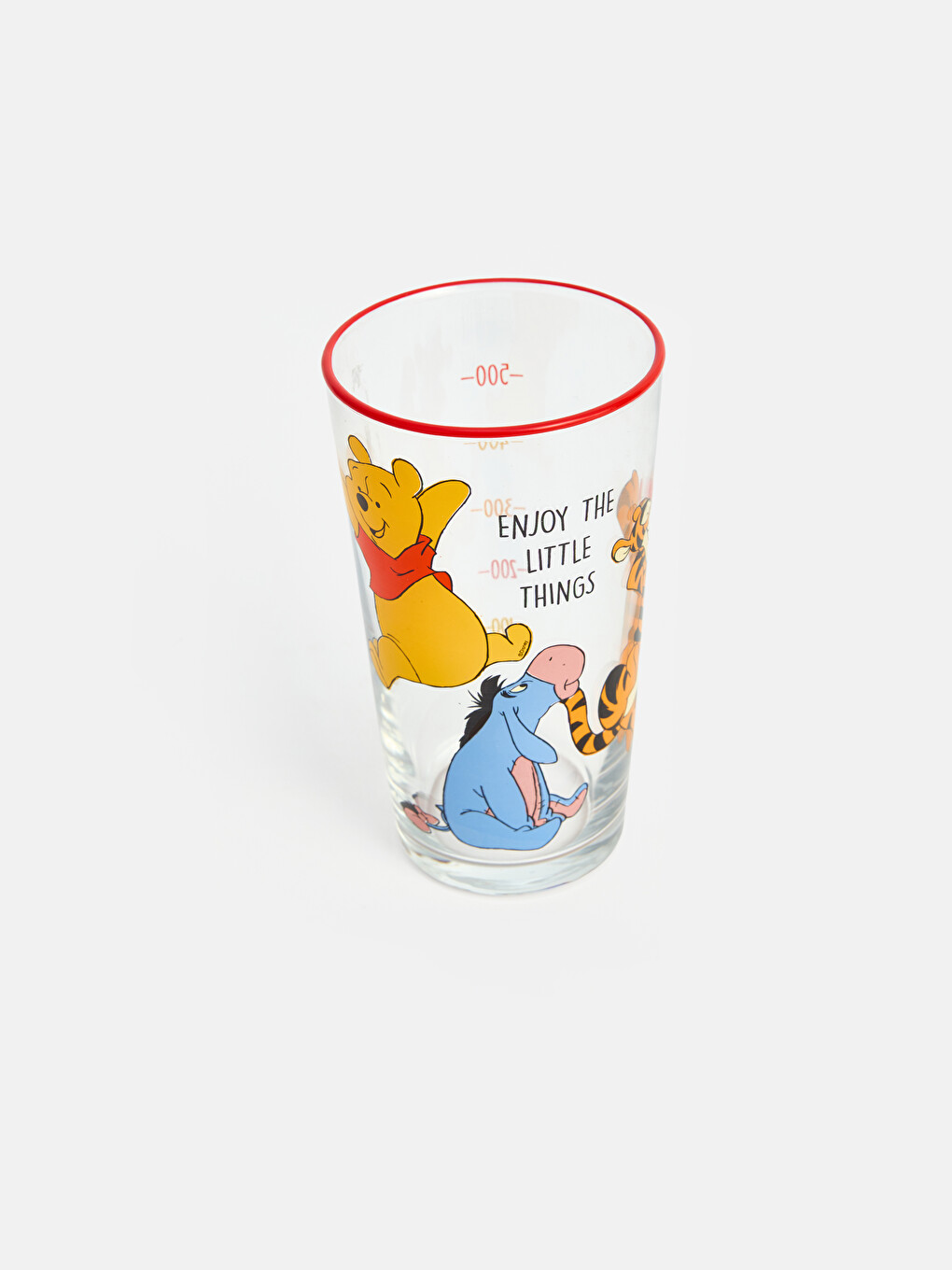 Karışık Winnie The Pooh Baskılı Cam Bardak 570 Ml-5