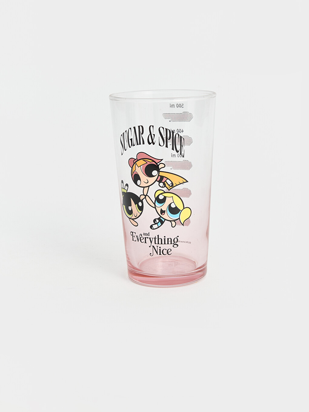 Karışık Powerpuff Girls Baskılı Cam Bardak 550 Ml-1
