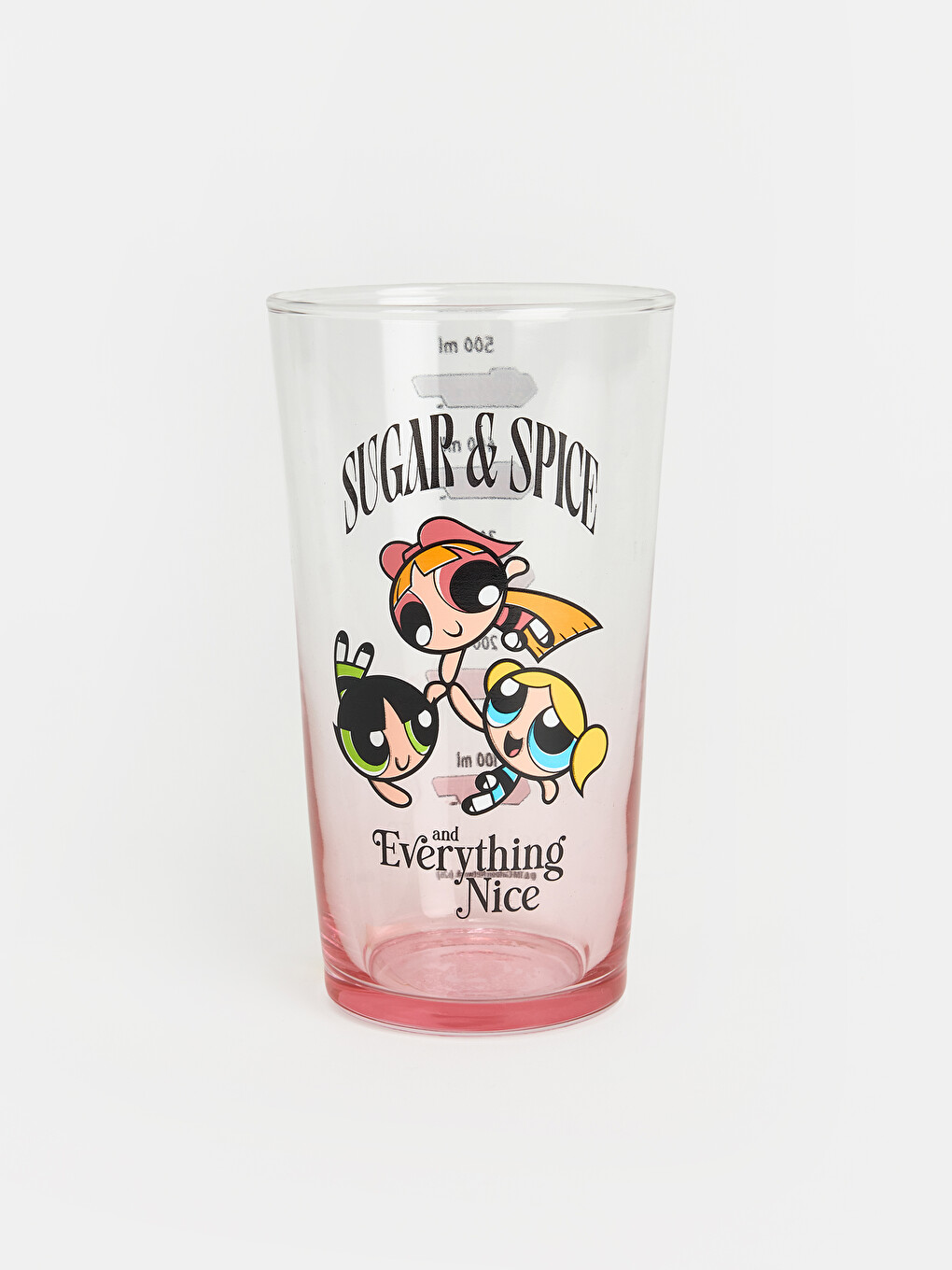 Powerpuff Girls Printed Glass Glass 550 Ml-1