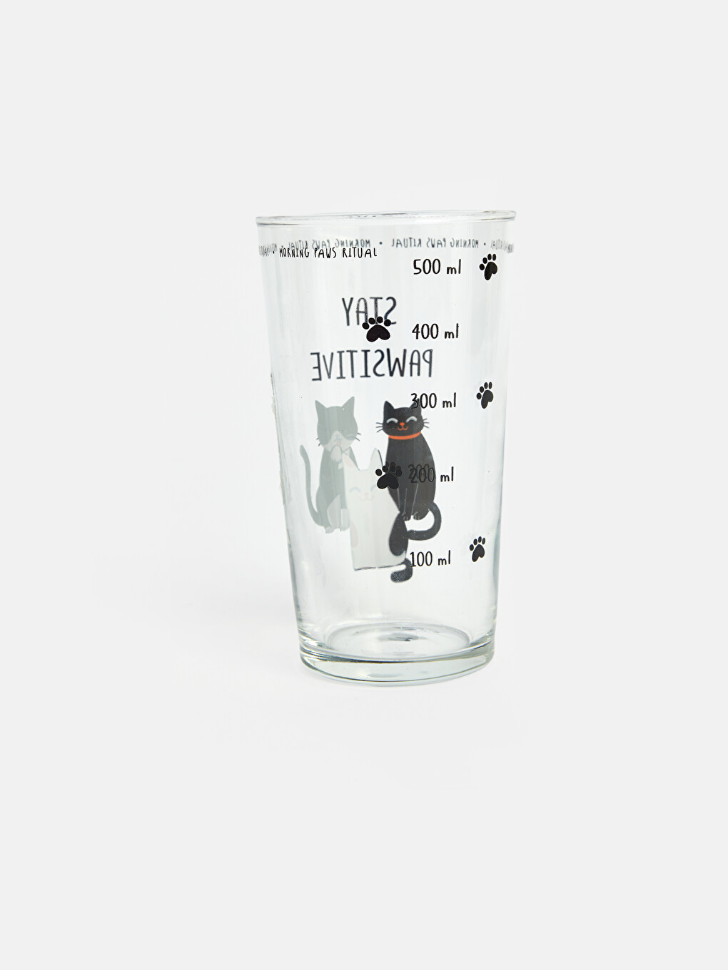 Karışık Kedi Baskılı Cam Bardak 550 Ml-2