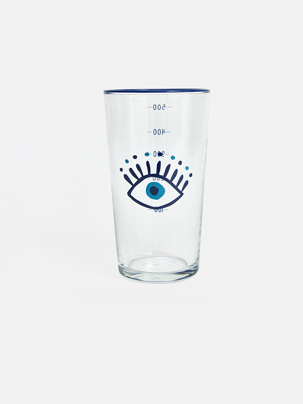 Karışık Göz Baskılı Cam Bardak 550 Ml