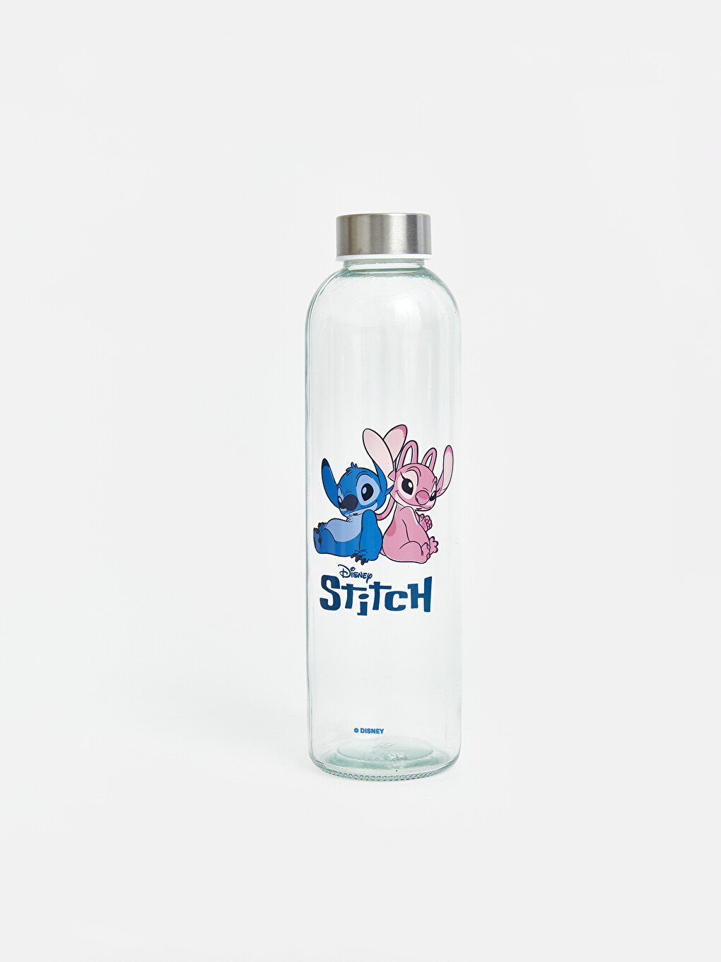 Стаклено Шише За Вода Со Печатен Stitch 700 Ml-1