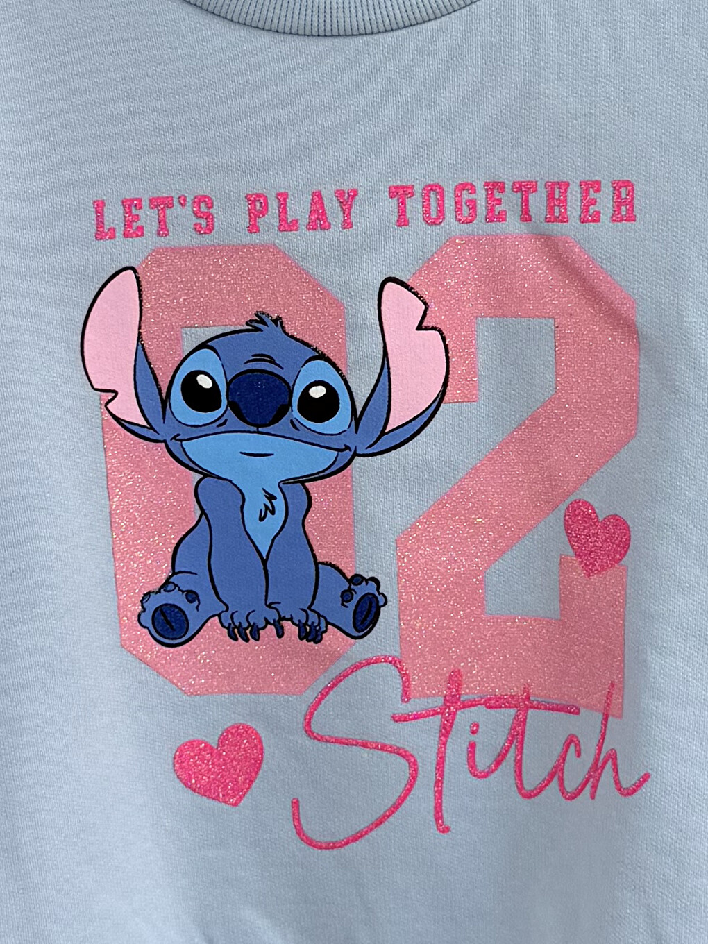 Stitch Printed Girls' Sweatshirt-1
