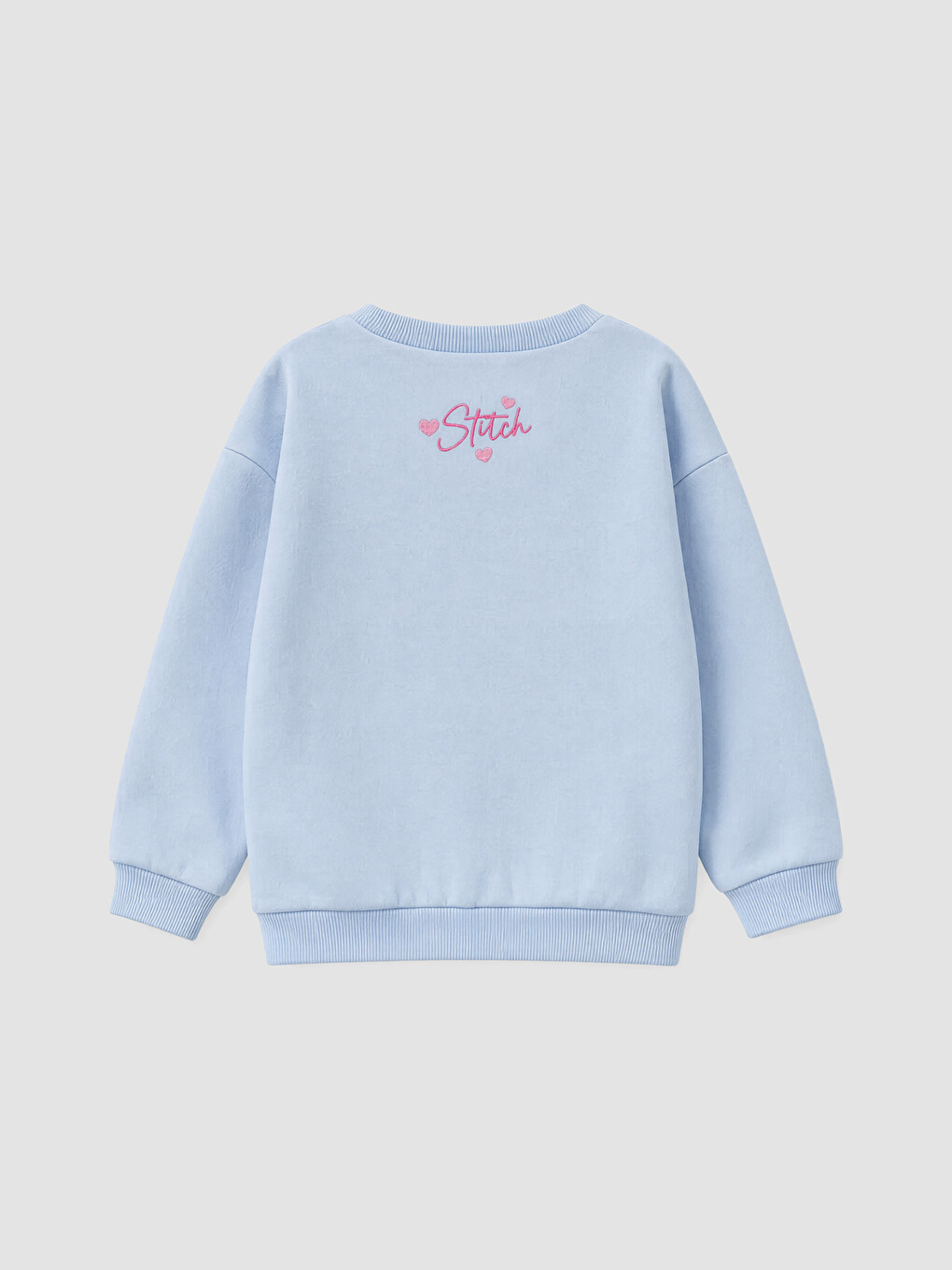 Stitch Printed Girls' Sweatshirt-2