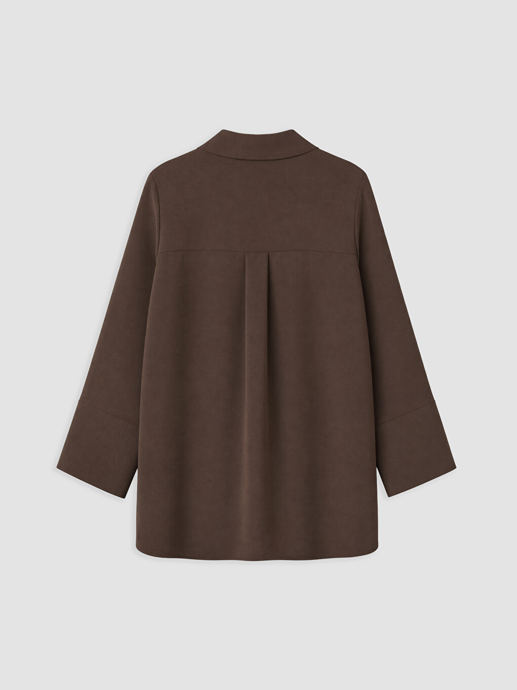 Shirt Collar Oversize Women's Tunic-6