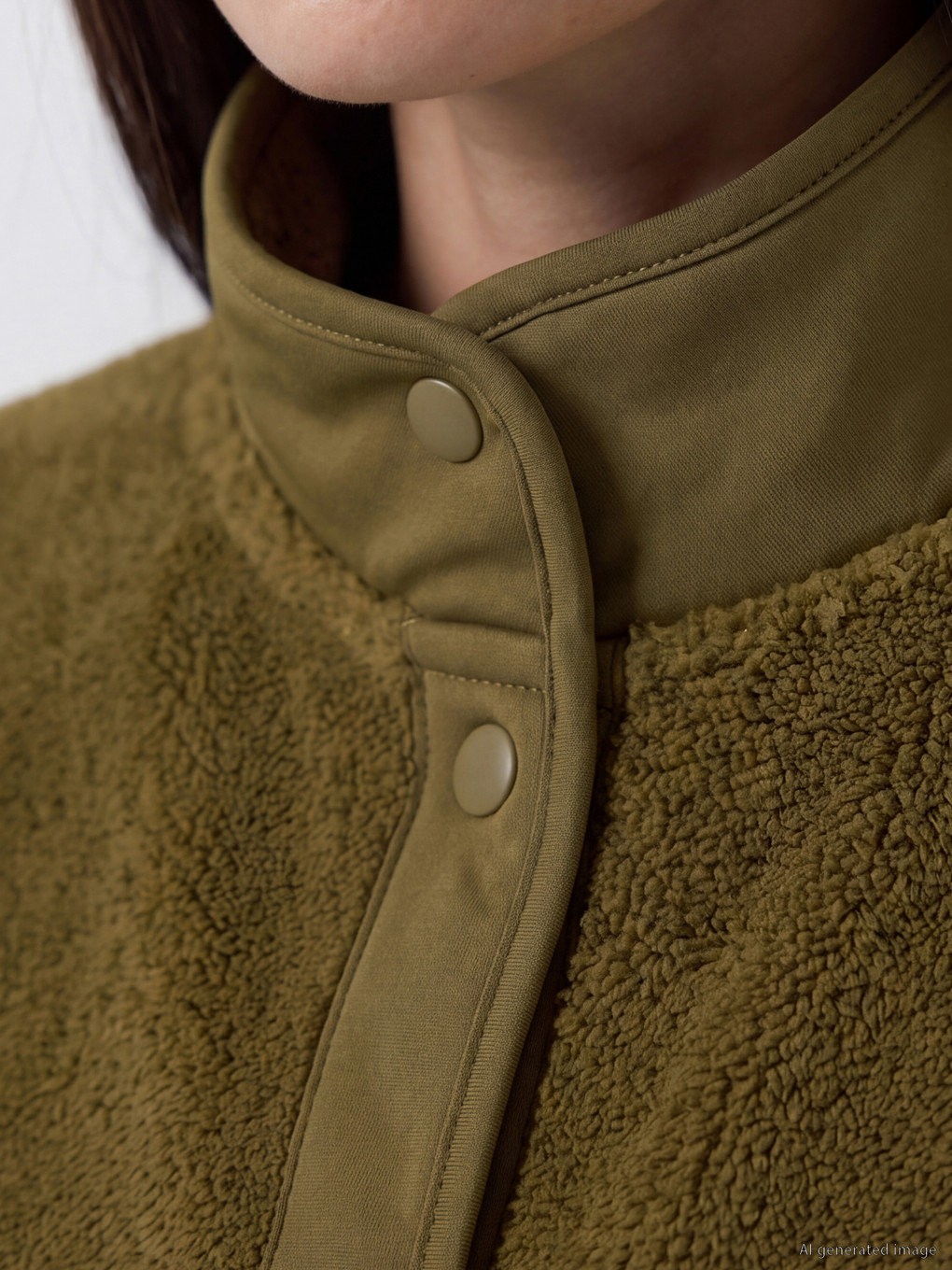 Woman Green Cardigan-2