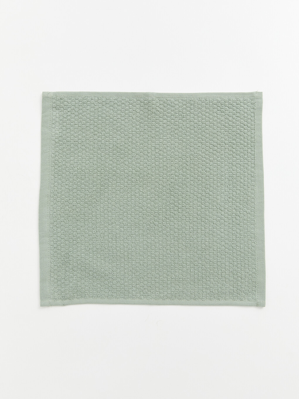 Yeşil Pamuklu El Havlusu Seti 4'lü 30x30 Cm-3