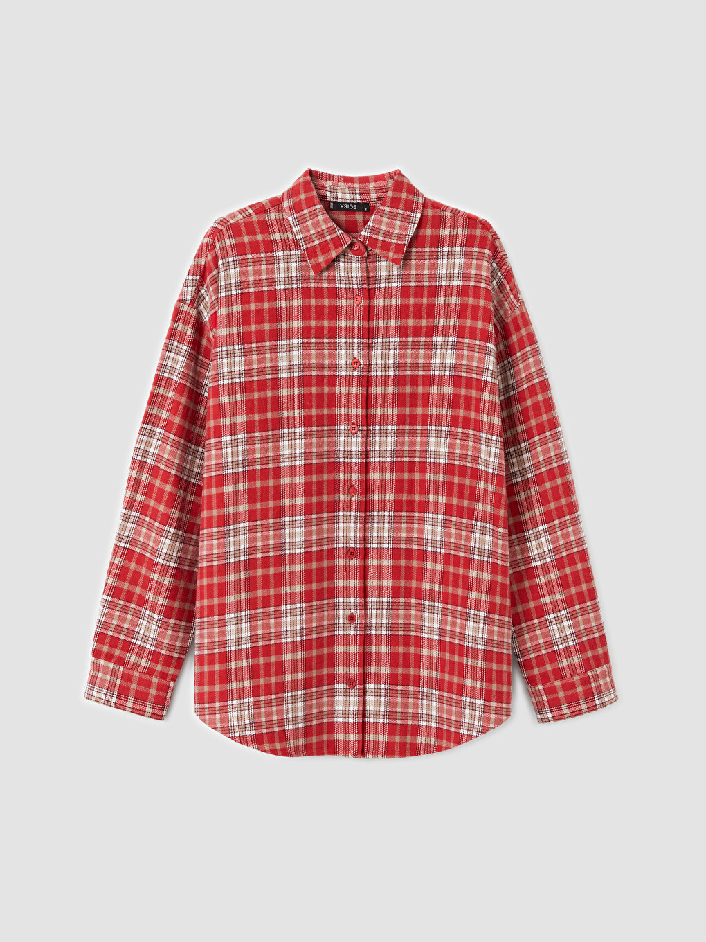 Plaid Oversize Women's Lumberjack Shirt-4