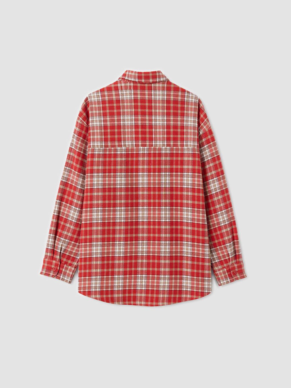 Plaid Oversize Women's Lumberjack Shirt-5