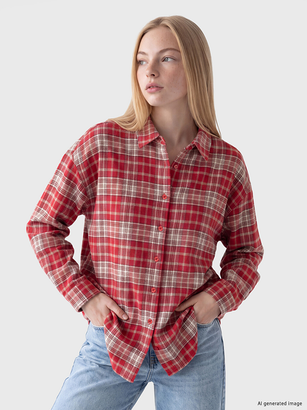 Plaid Oversize Women's Lumberjack Shirt