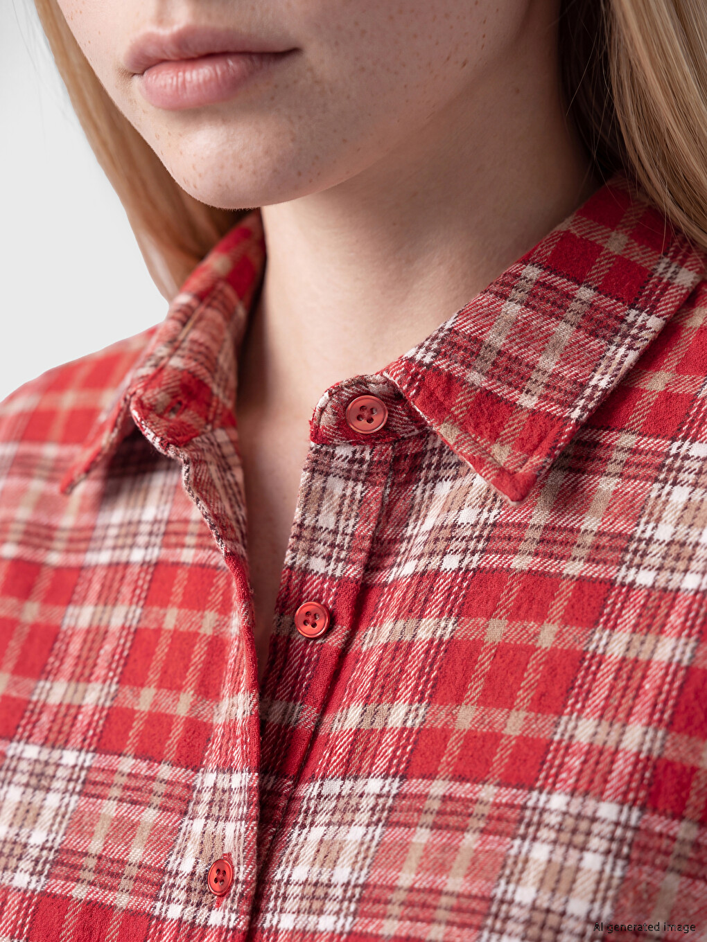 Plaid Oversize Women's Lumberjack Shirt-2