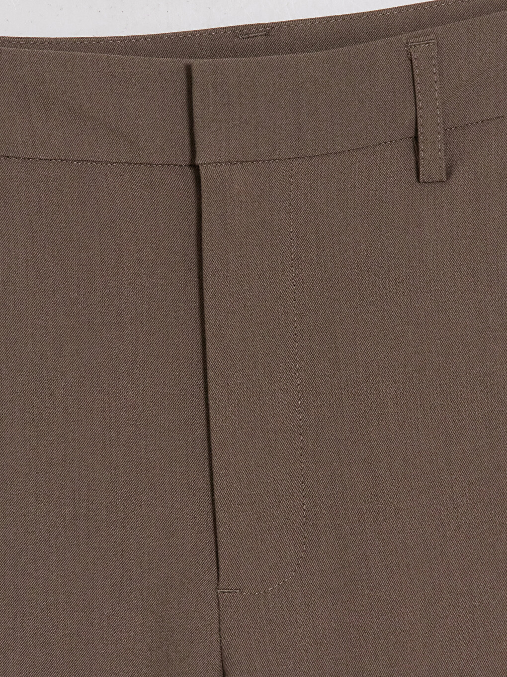 Slim Fit Women's Fabric Trousers-5