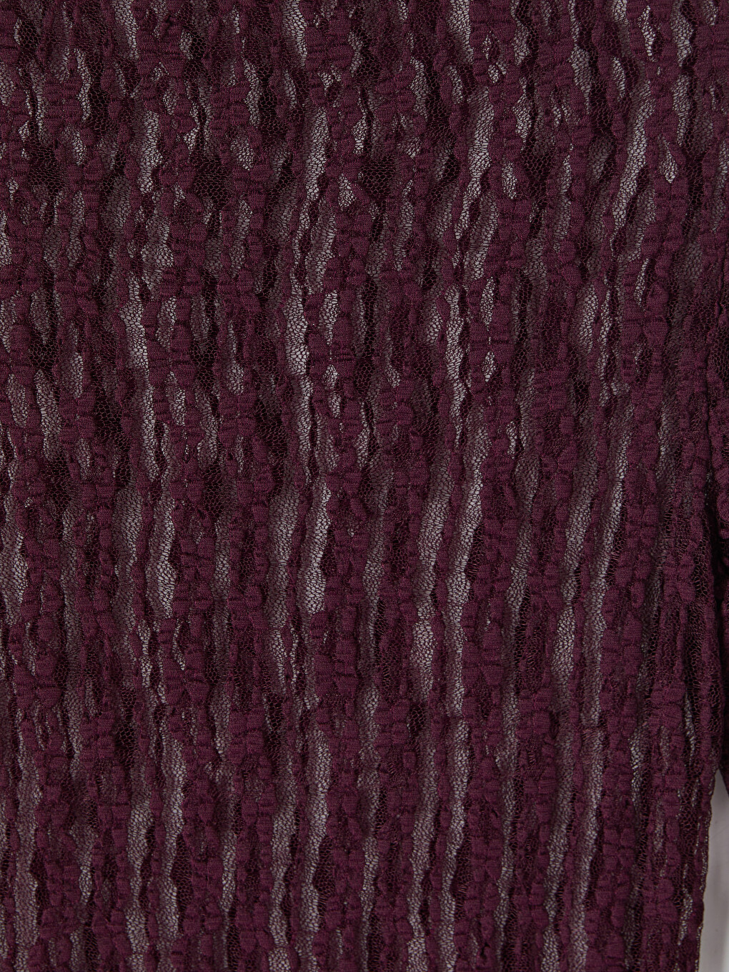 Mock Neck Lace Blouse-6
