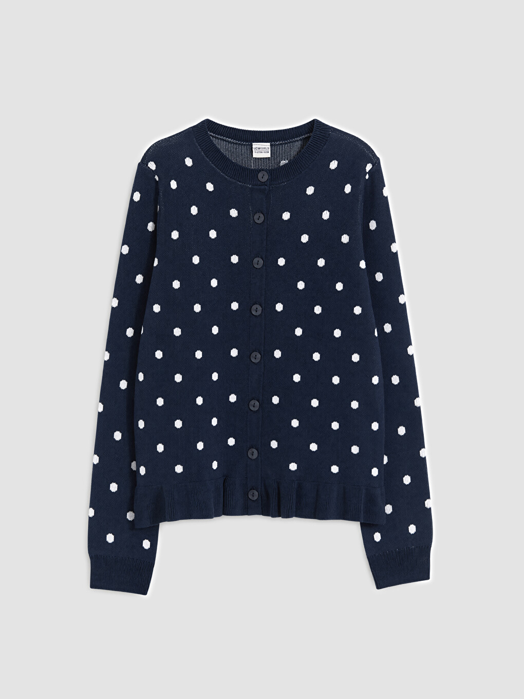 Cardigan Tricotat Cu Buline Pentru Fete