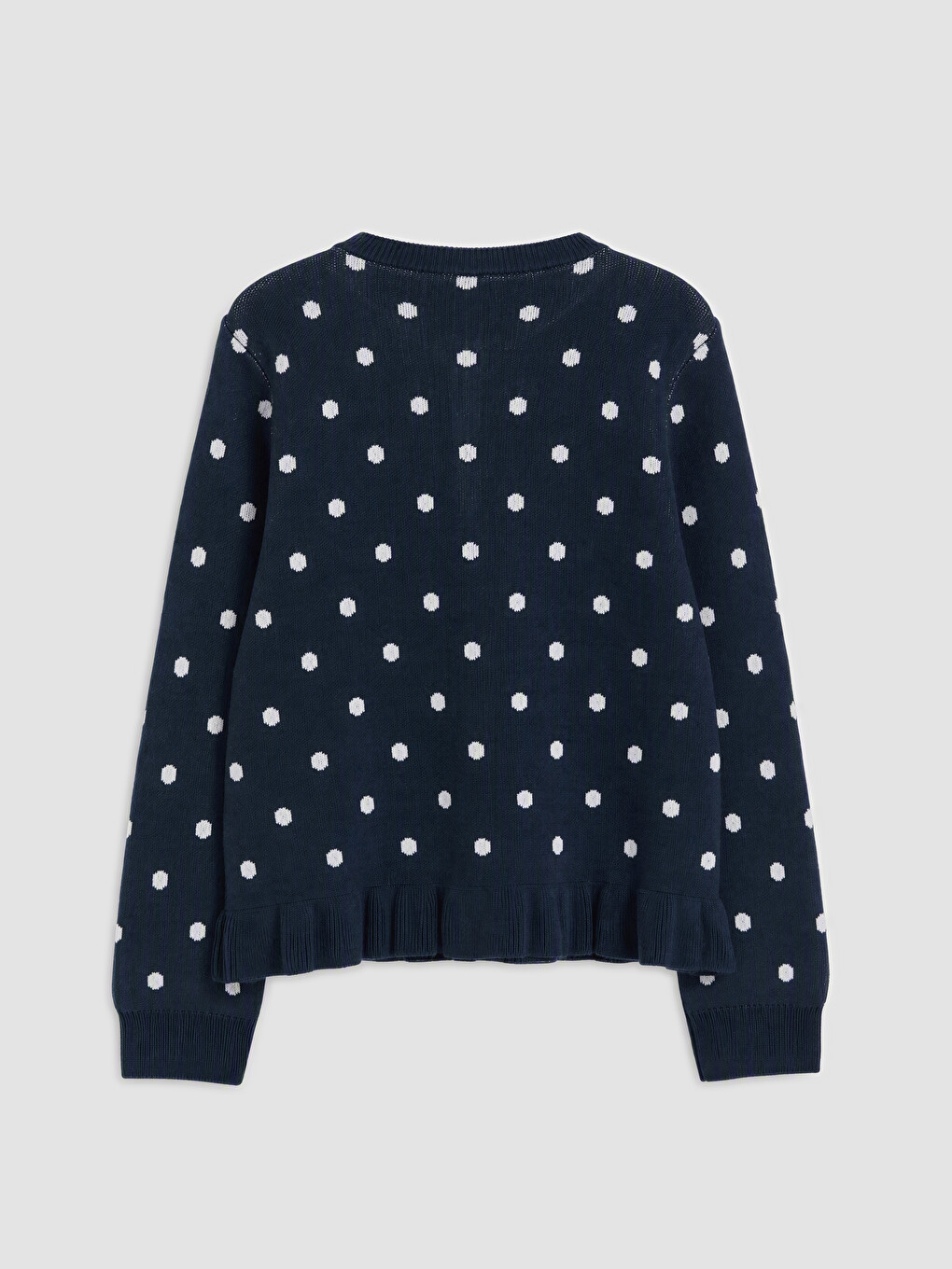 Cardigan Tricotat Cu Buline Pentru Fete-1