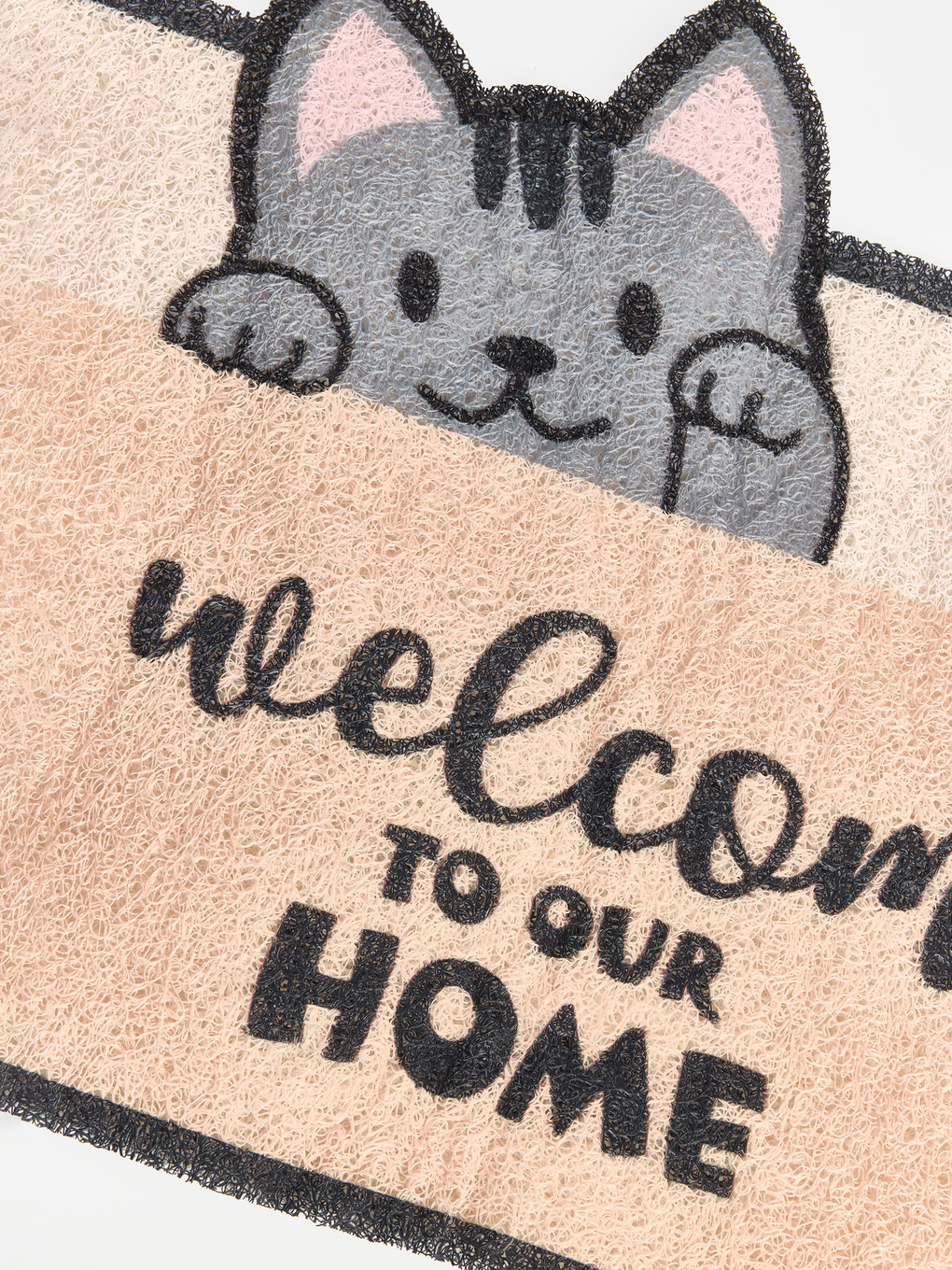 Cat Figured Door Front Mat 40x60 Cm-2