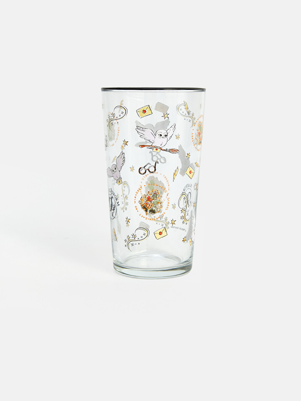Karışık Harry Potter Baskılı Cam Bardak 550 Ml-1
