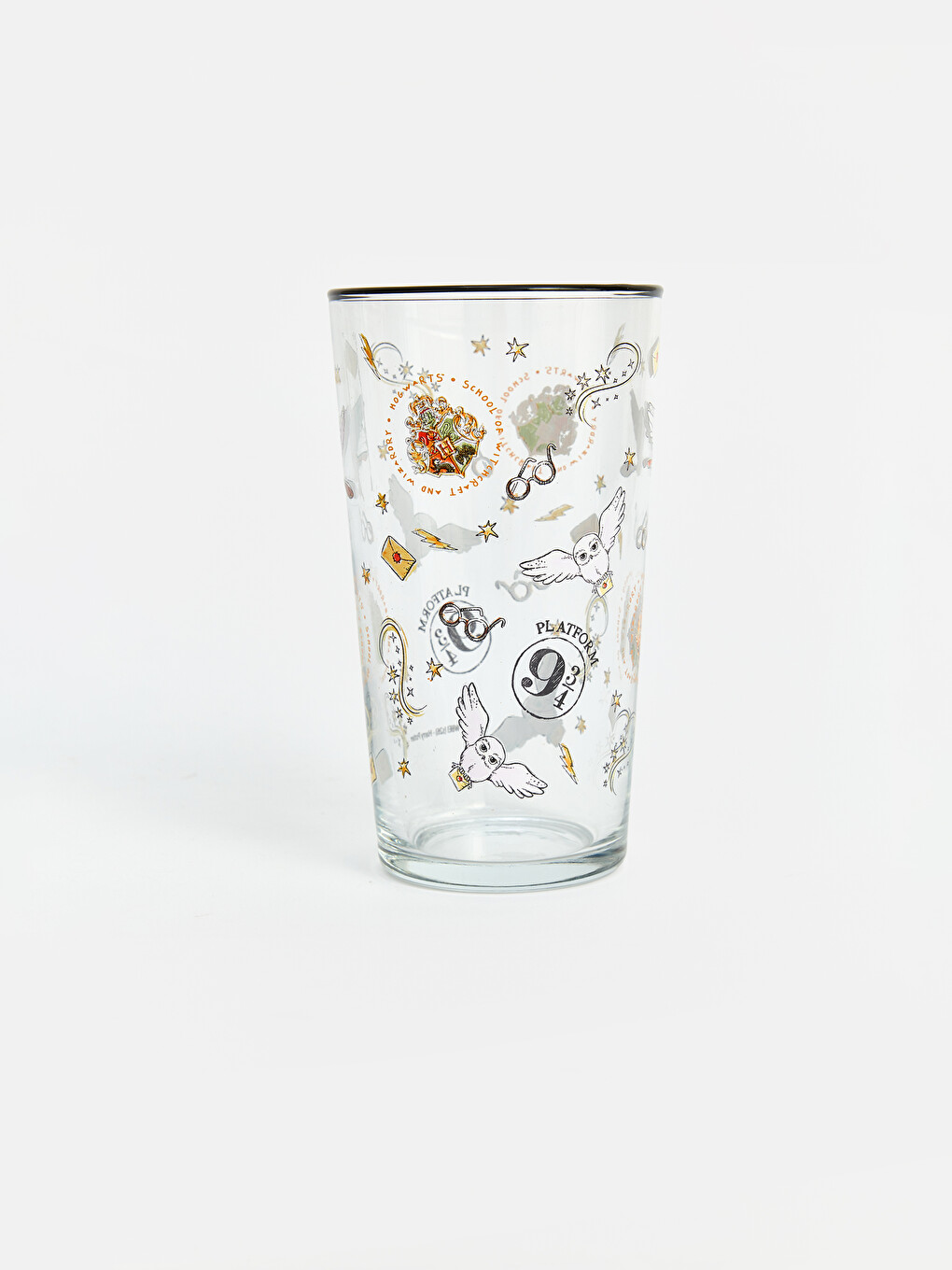 Karışık Harry Potter Baskılı Cam Bardak 550 Ml-2