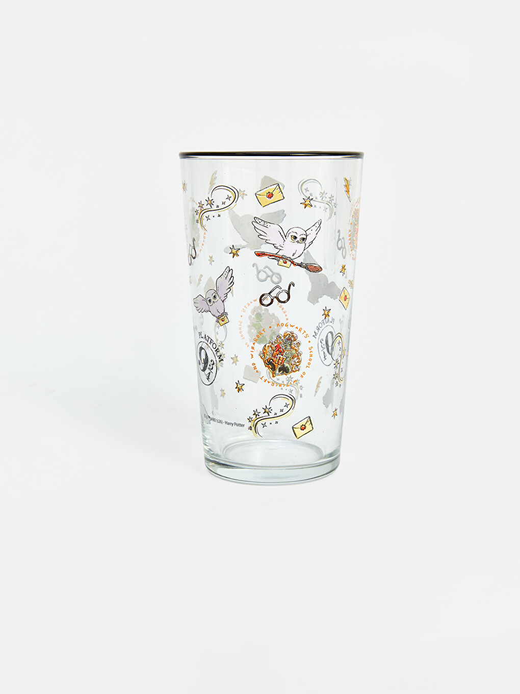 Karışık Harry Potter Baskılı Cam Bardak 550 Ml-3