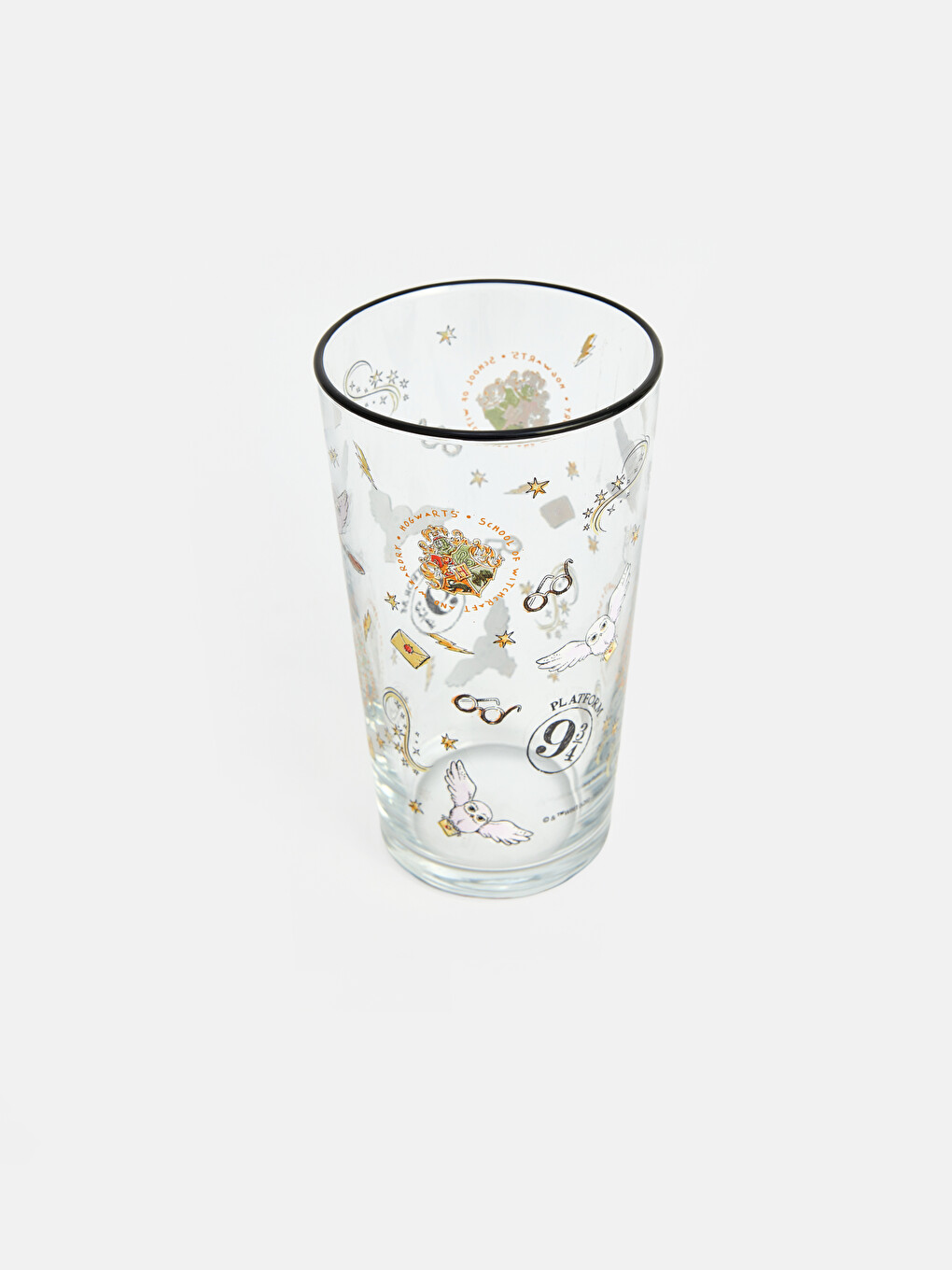 Karışık Harry Potter Baskılı Cam Bardak 550 Ml-4