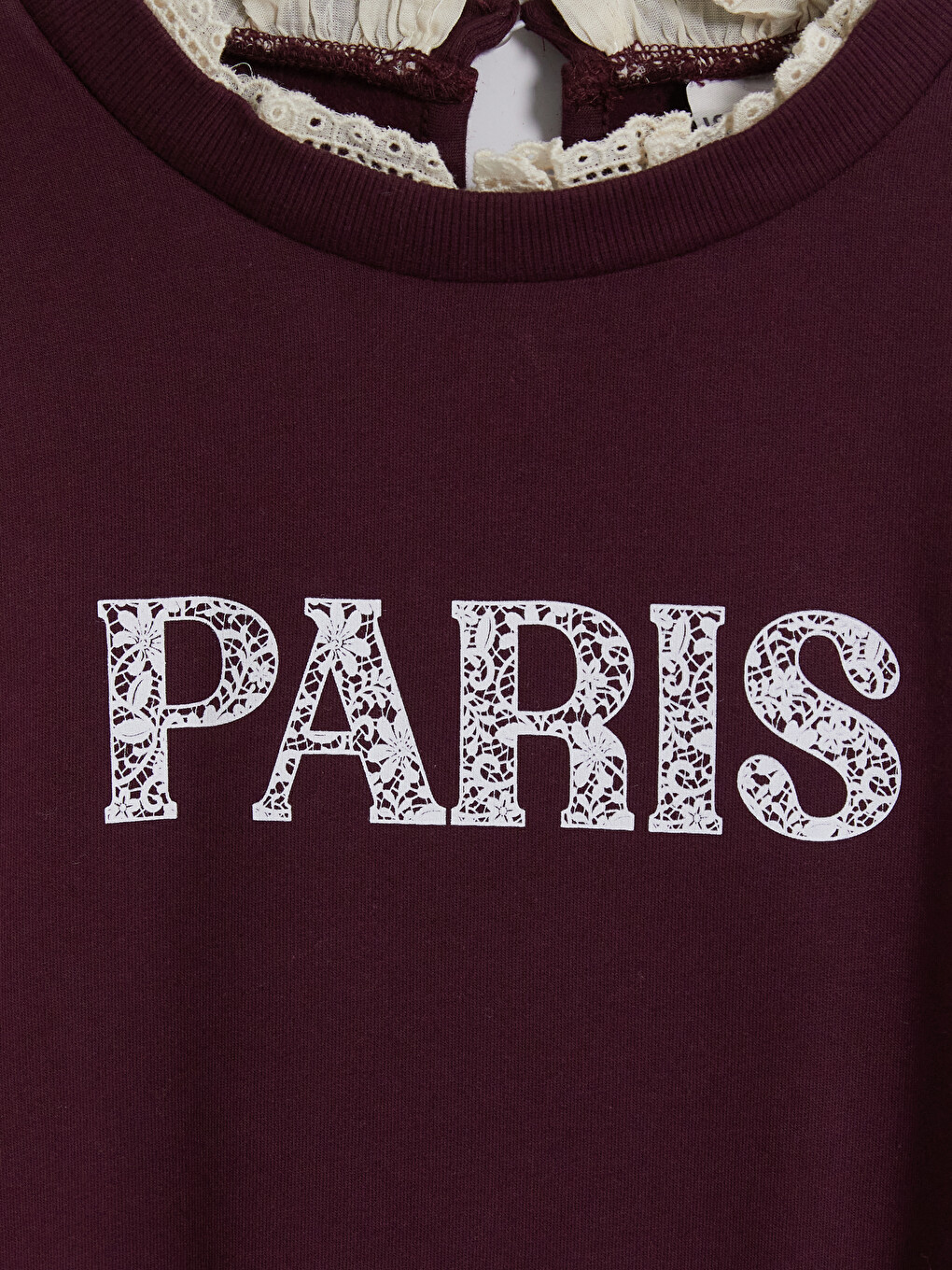 Paris Printed Girls' Thick Sweatshirt-2