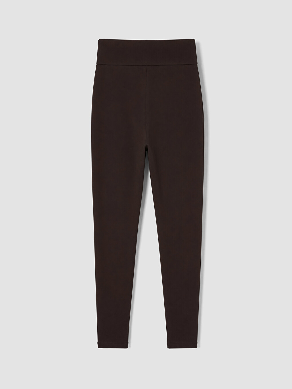 Femër Ngjyre Kafe Leggins-6