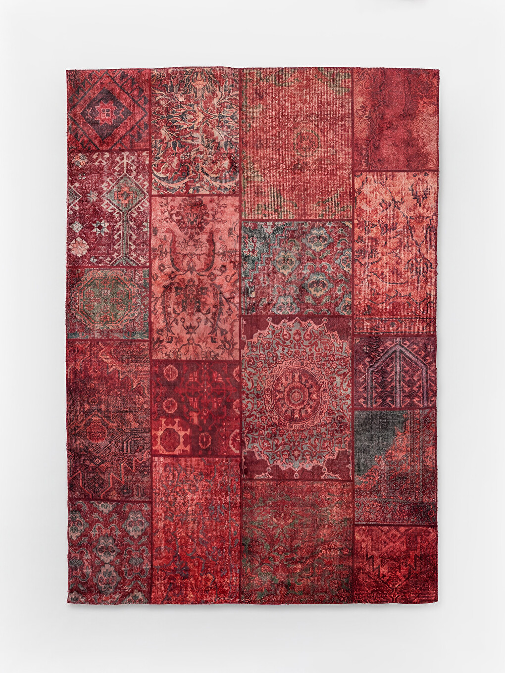 Karışık Etnik Desenli Halı 80x120 Cm-1