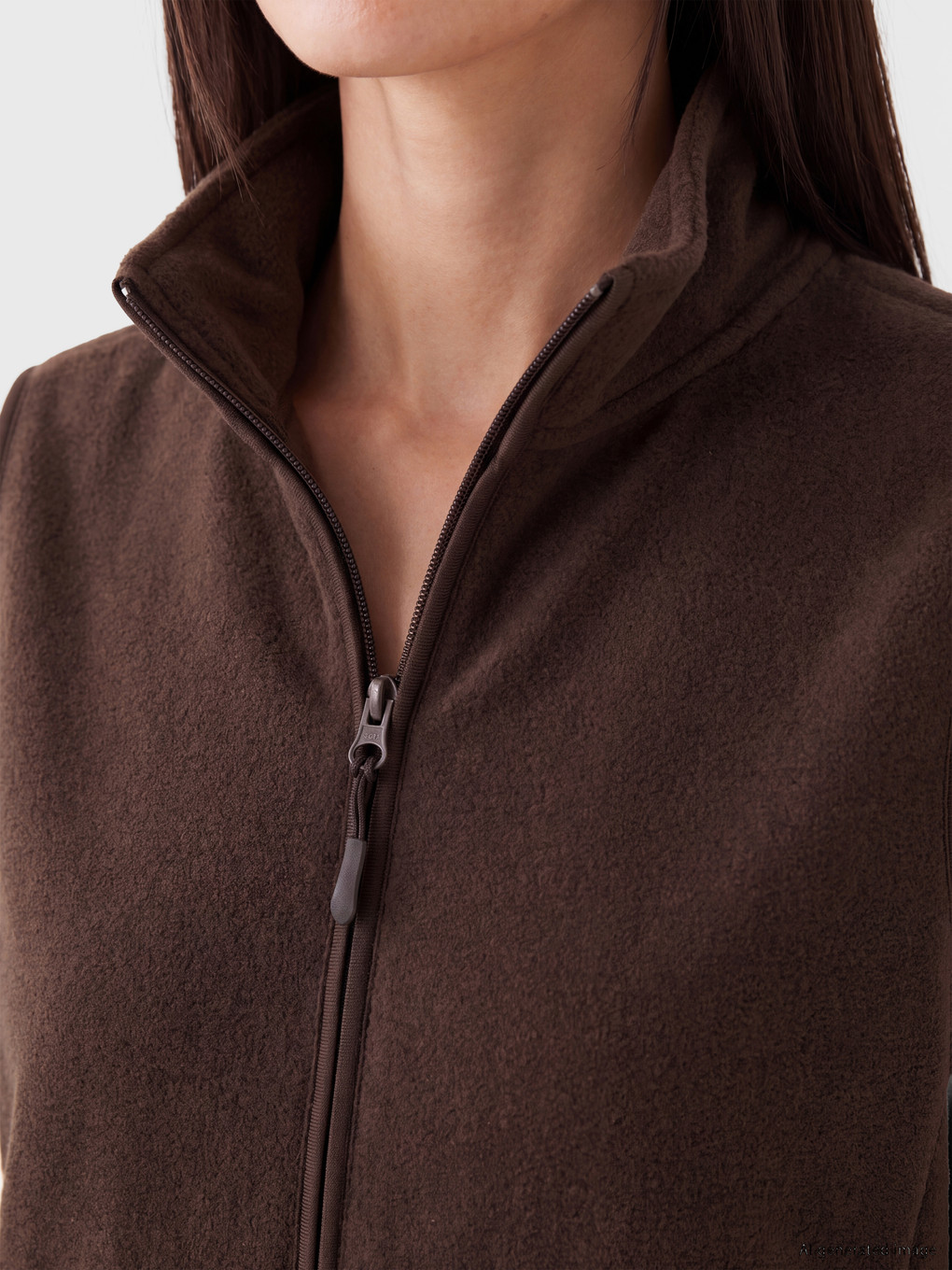 Mock Neck Women's Polar Gilet-2