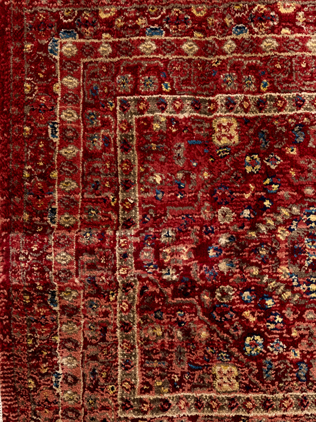 Karışık Geleneksel Desenli Püskül Detaylı Halı 80x150 Cm-2