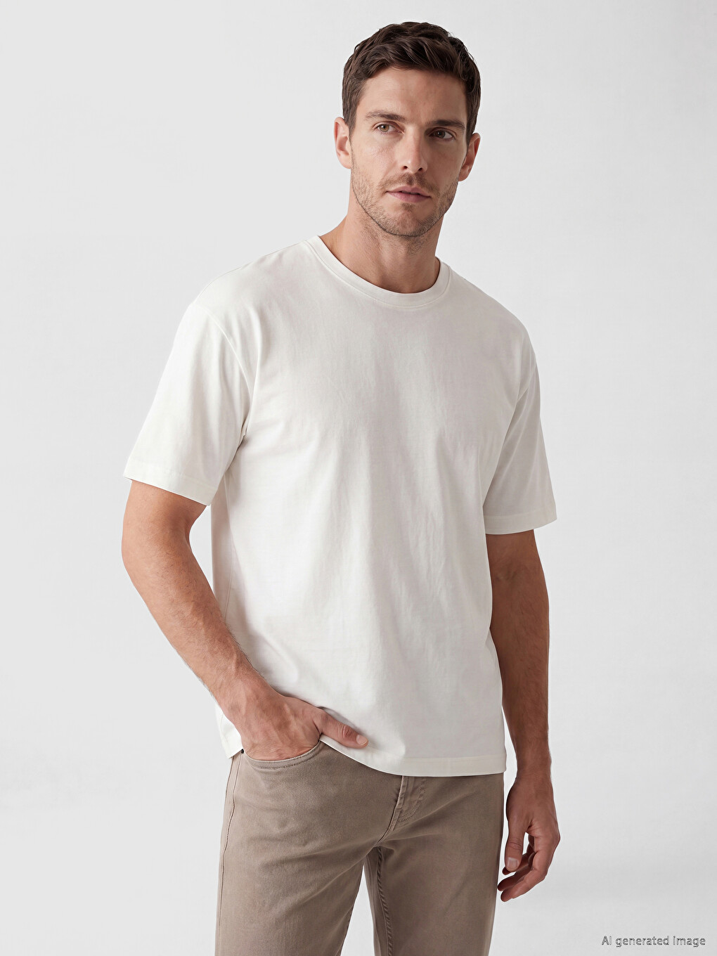 Relax Fit Crew Neck Men's T-shirt