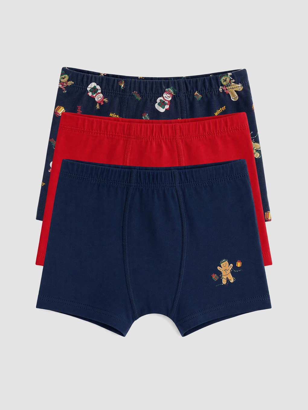 Boy Navy Boxer Briefs-5