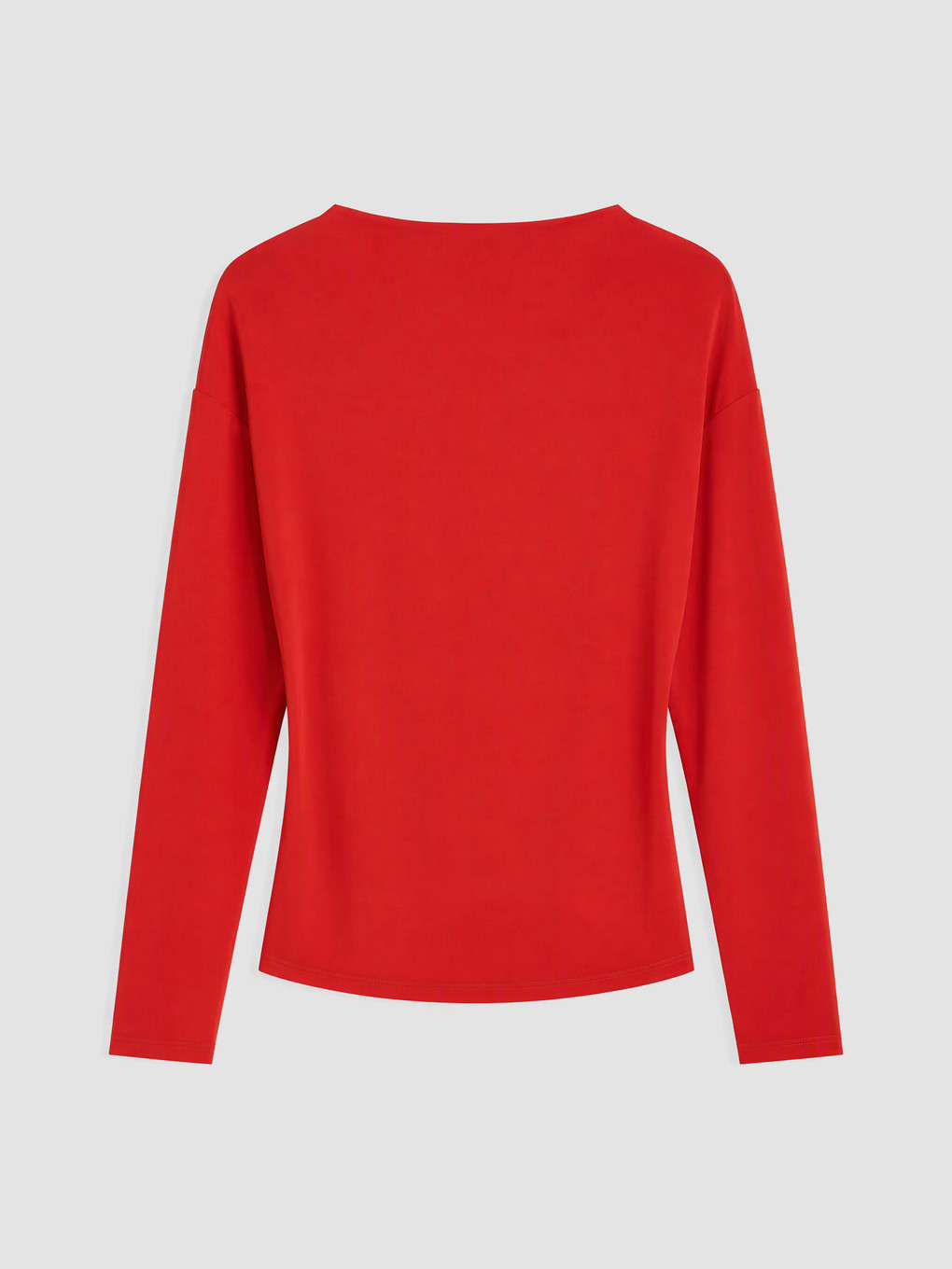Mock Neck Draped Blouse-6