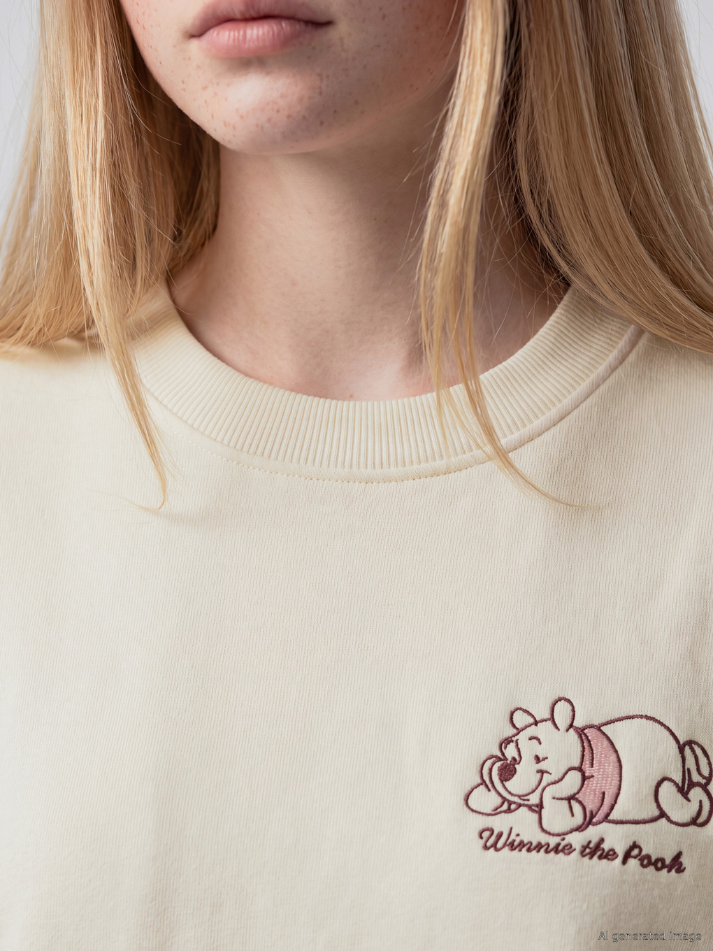 Bluzë Sportive E Stampuar Winnie The Pooh Për Gra-2