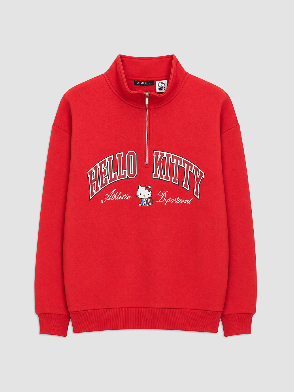 Woman Red Sweatshirt-4