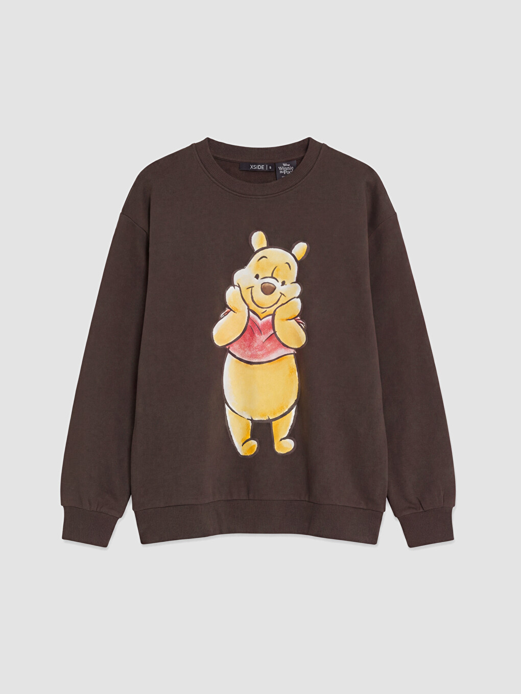 Winnie The Pooh Printed Women's Thick Sweatshirt-4