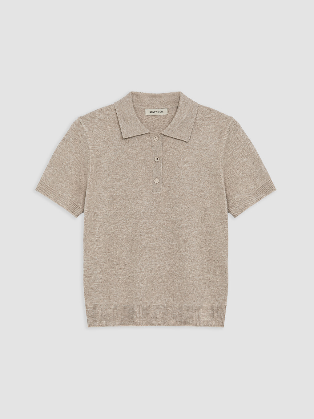 Pulover Tricotat Cu Guler Polo Pentru Femei-4