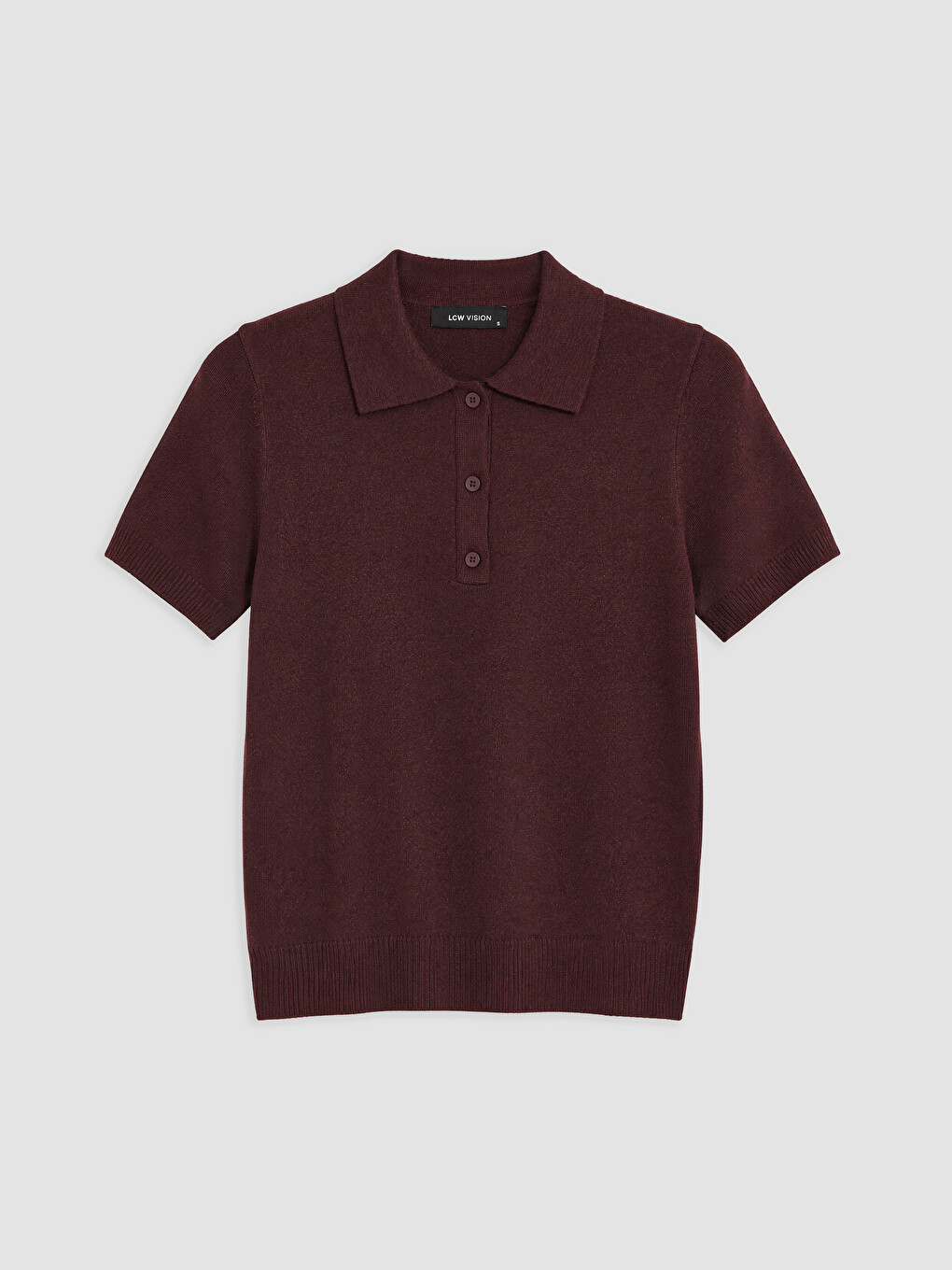 Pulover Tricotat Cu Guler Polo Pentru Femei-4