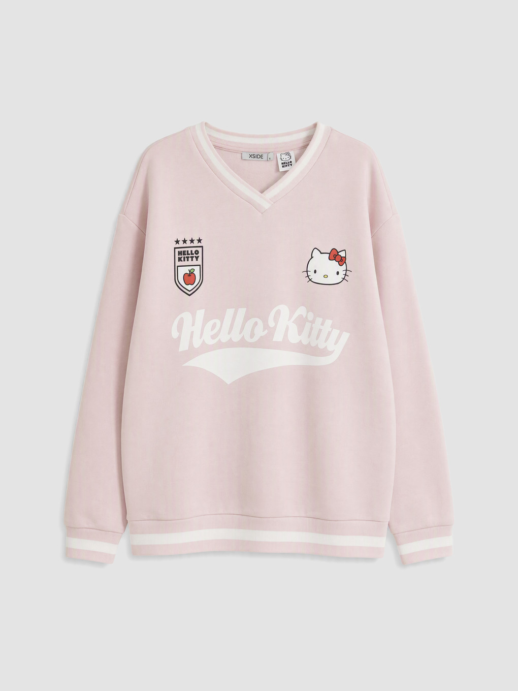 Hello Kitty Printed Oversize Women's Thick Sweatshirt-4