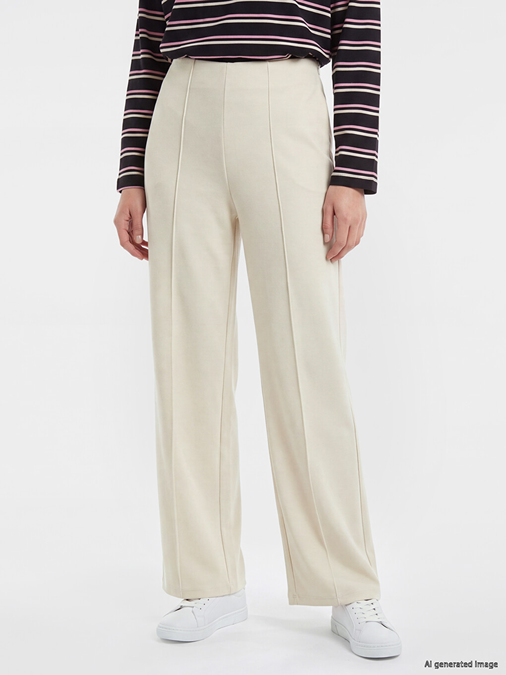 High Waisted Soft Touch Women's Sweatpants-1