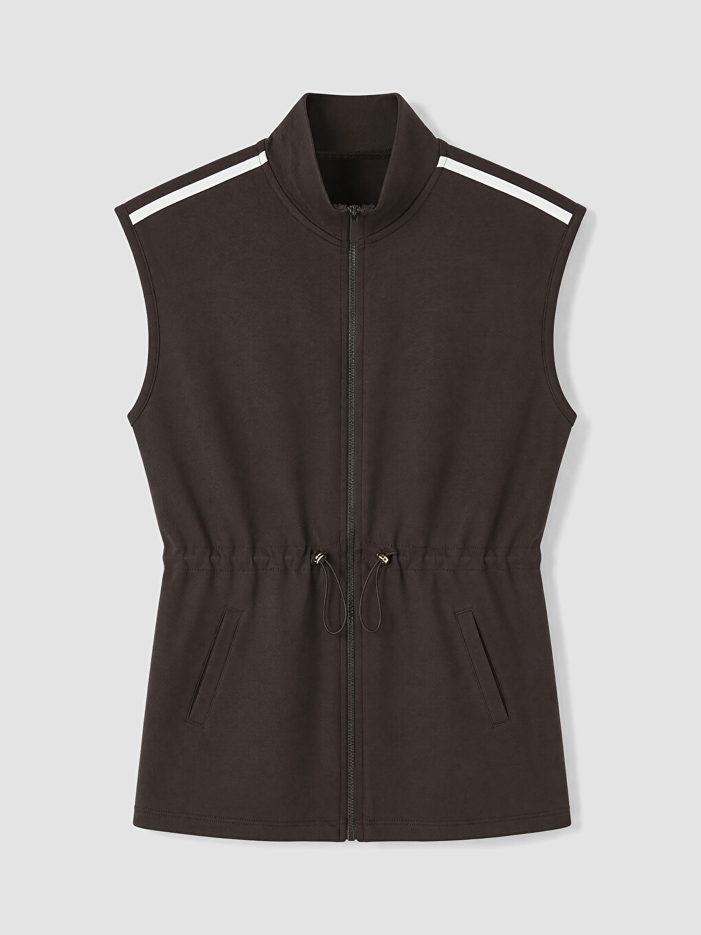 Kahverengi Oversize Soft Touch Kadın Tunik