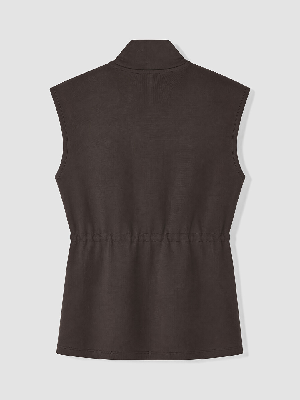 Kahverengi Oversize Soft Touch Kadın Tunik-2