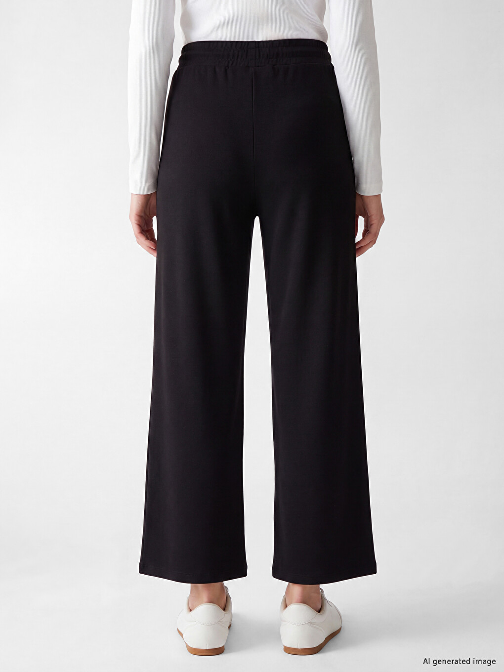 Pantaloni De Trening De Damă Cu Dungi Laterale Cu Atingere Fină-3