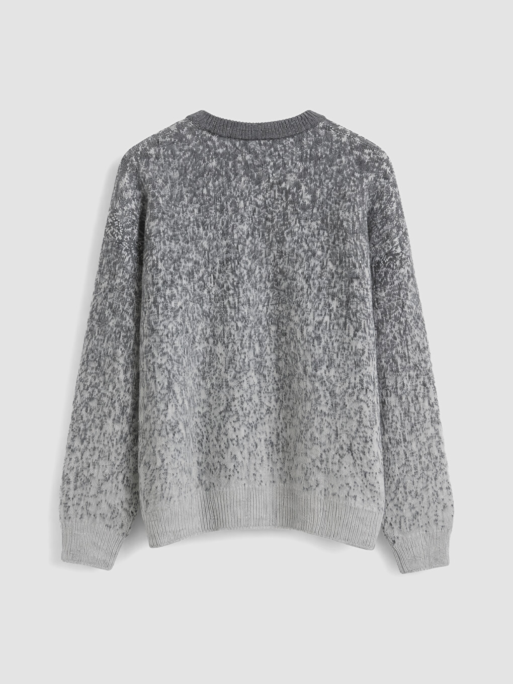Muški Šareni Pleteni Džemper Sa Okruglim Izrezom-6