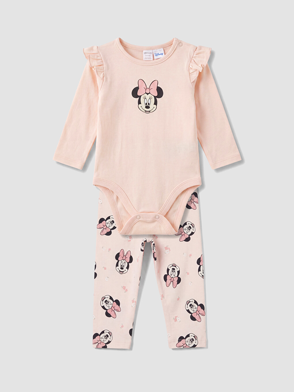 Set I Stampuar Minnie Mouse Për Foshnja Vajza