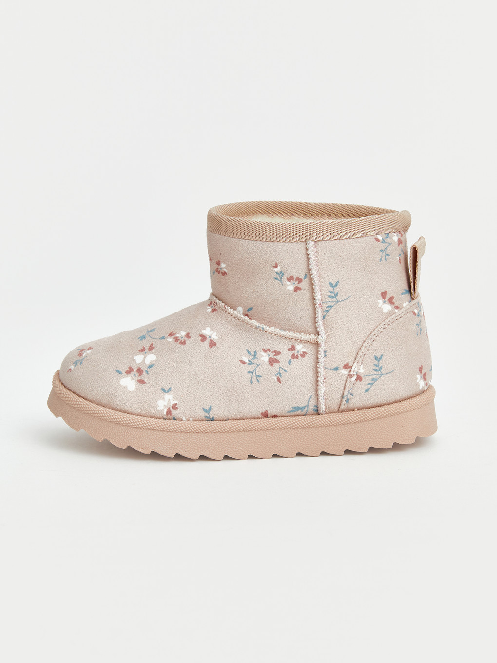Flower Printed Girls' Boot-1