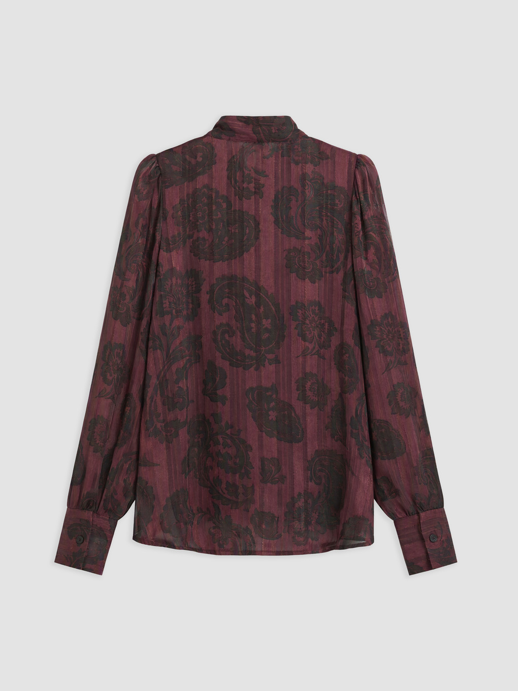 Woman Bordeaux Blouse-1