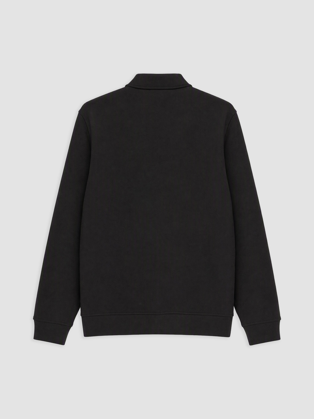 Man Black Zip-up Sweatshirt-5