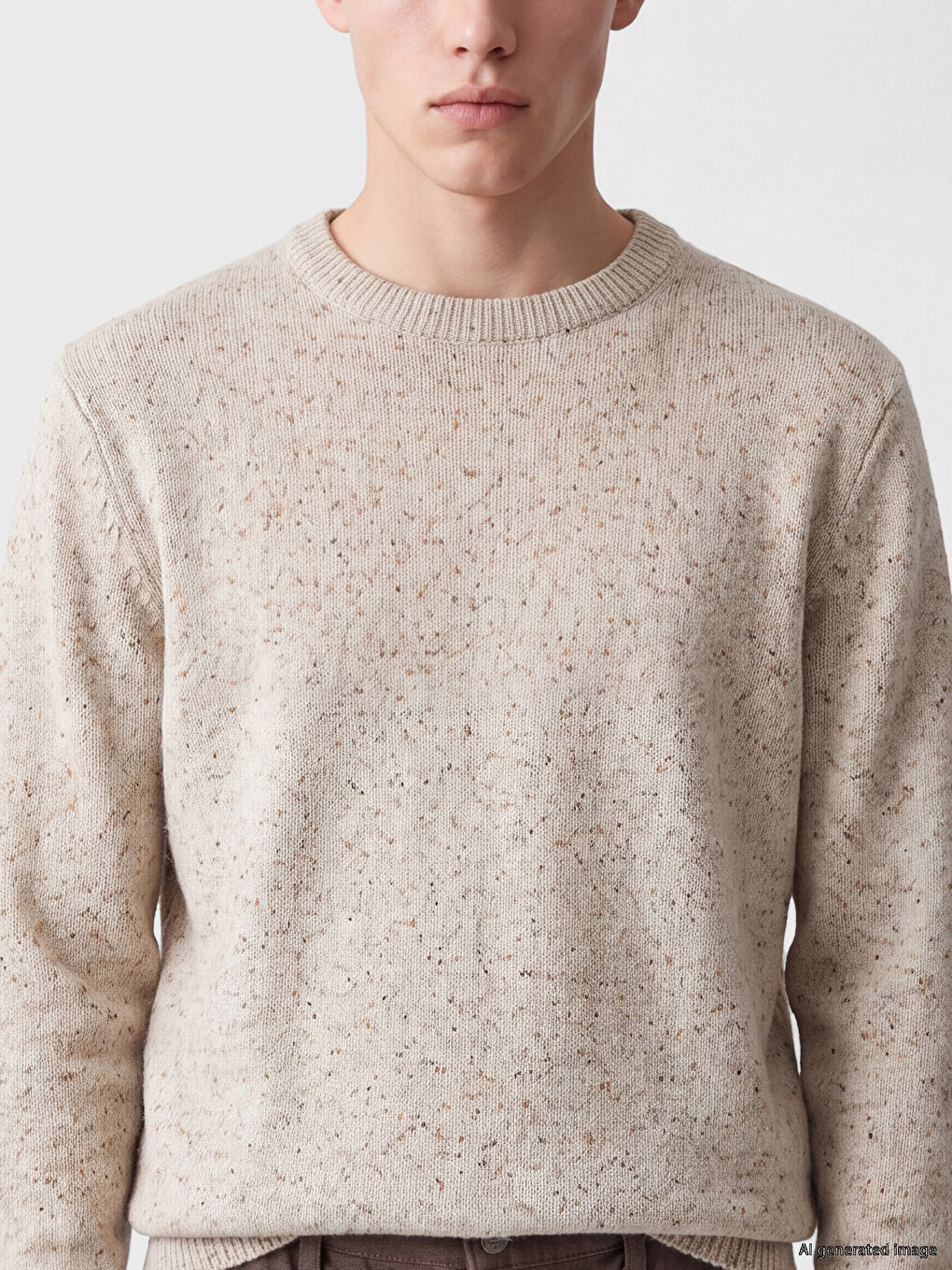 Crew Neck Men's Knitwear Sweater-2